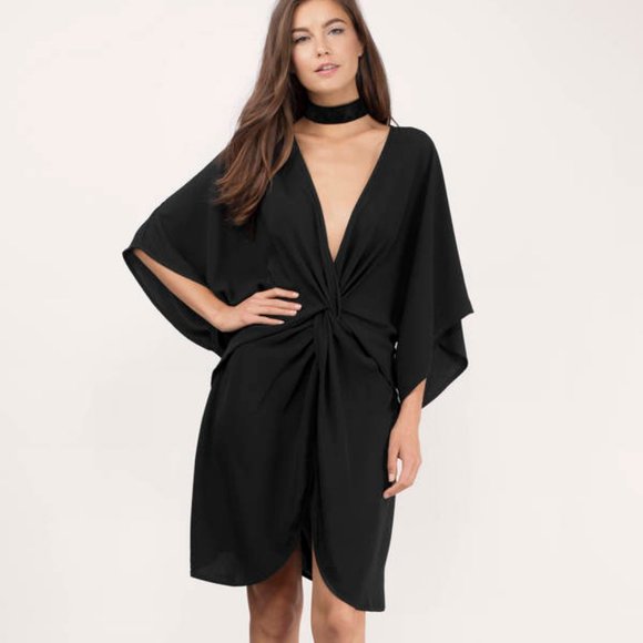 Tobi Dresses & Skirts - Tobi Black Wrap Dress